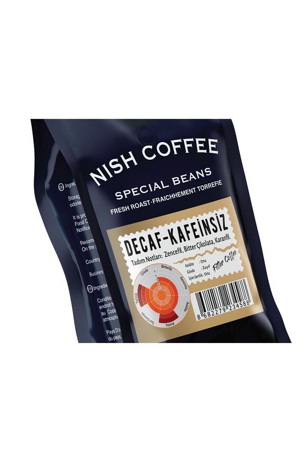 Nish Filtre Kahve Decaf Kafeinsiz 250 gr Öğütülmüş Kahve - 3