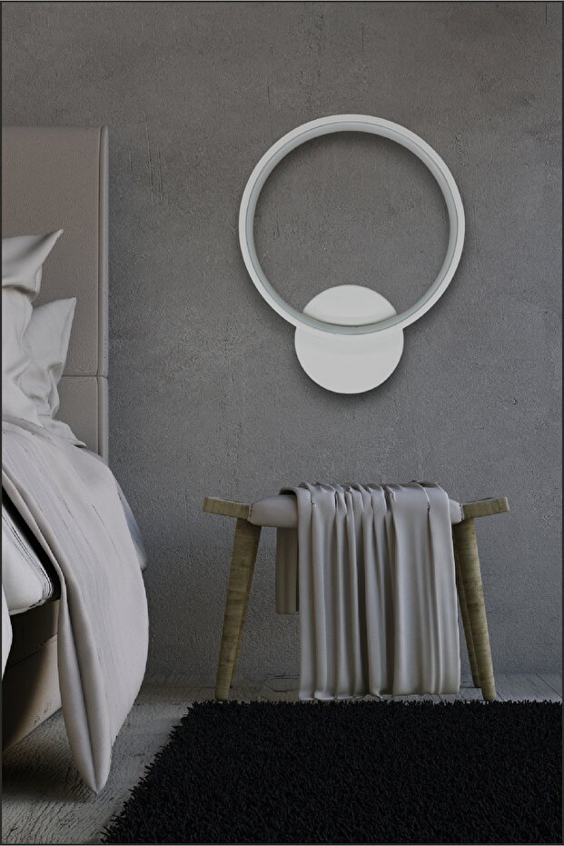 Aura Modern Design White Color Daylight Led Hall - Bathroom - Kitchen - Living Room Led Wall Sconce