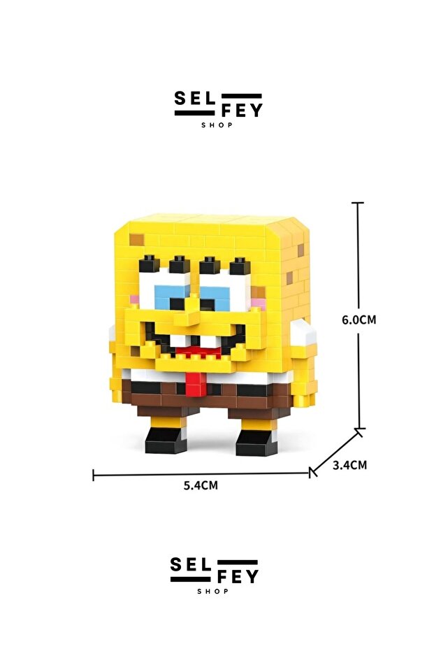 Yapı Oyuncak Model Sünger Bob Mini Figür - 3