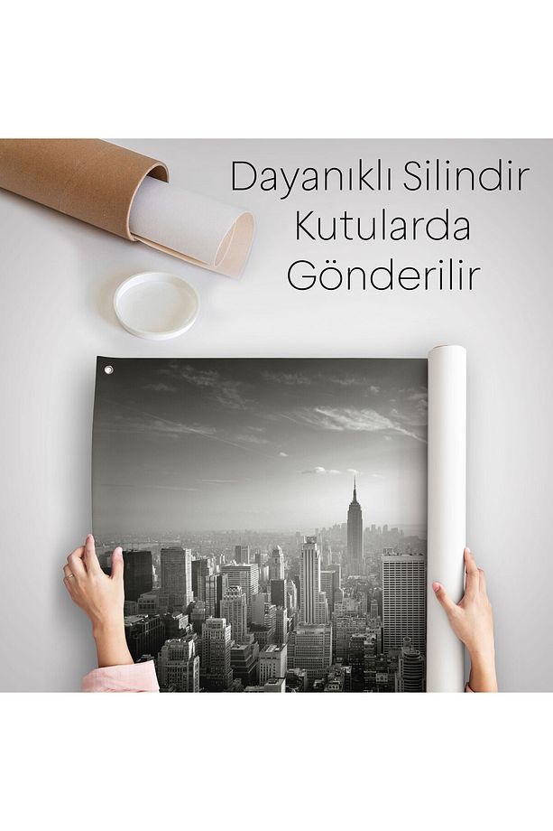 New York Şehir Manzarası Duvar Örtüsü-Halısı-6593 - 5
