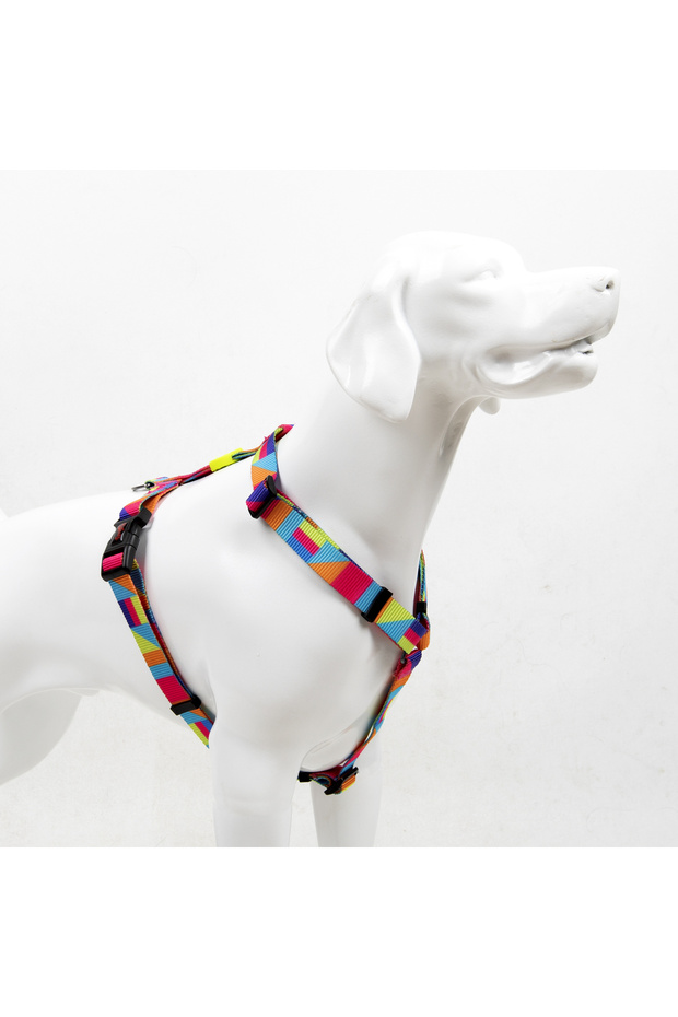 Spirit H-Type Chest Collar Adjustable, Comfortable and Durable Patterned Dog Collar