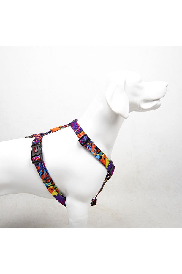 Splash H-tipi Göğüs Tasması Ayarlanabilir, Konforlu Ve Dayanıklı Desenli Köpek Tasması - 2