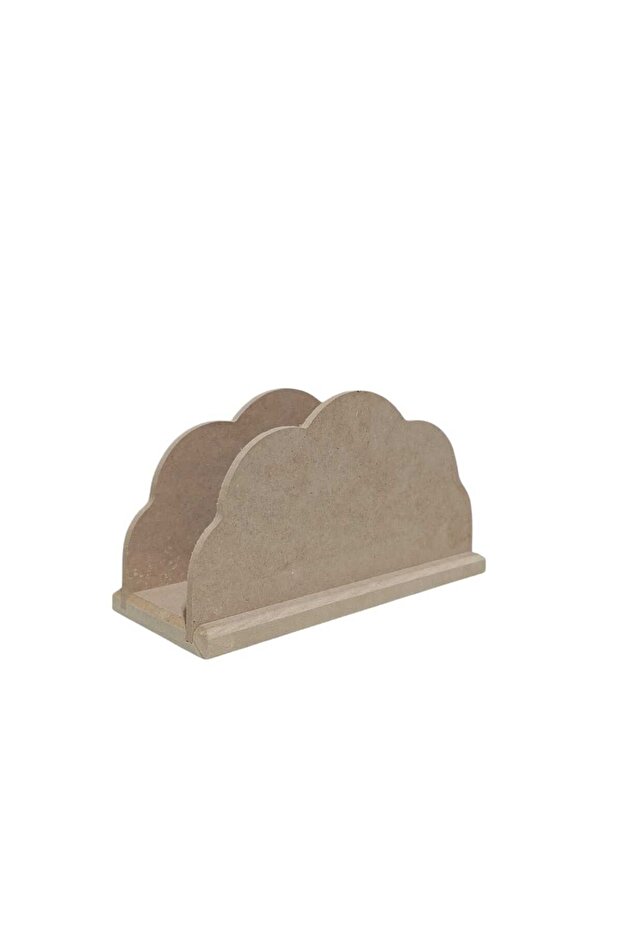 حامل مناديل MDF مزخرف على شكل سحابة