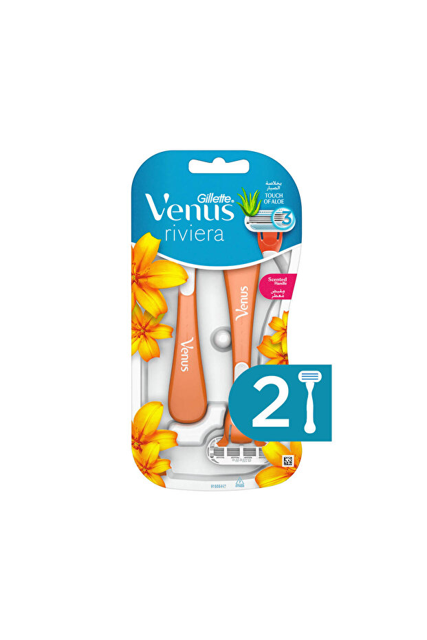 Venus Riviera Disposable Women's Razor Set of 2