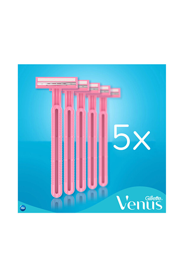 Venus Simply Basic Tıraş Bıçağı Kullan At 5'li - 6