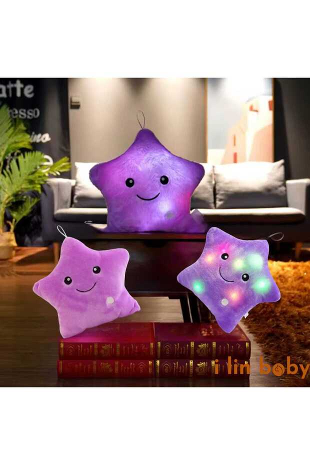 Led Star Plush Toy Soft Pillow Doll Led Light Glowing Soft Doll Kids Toys