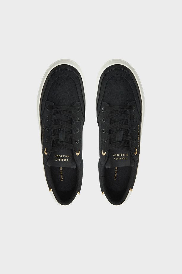 Pamuklu Platform Taban Sneaker Ayakkabı AYAKKABI FW0FW08323 BDS - 4