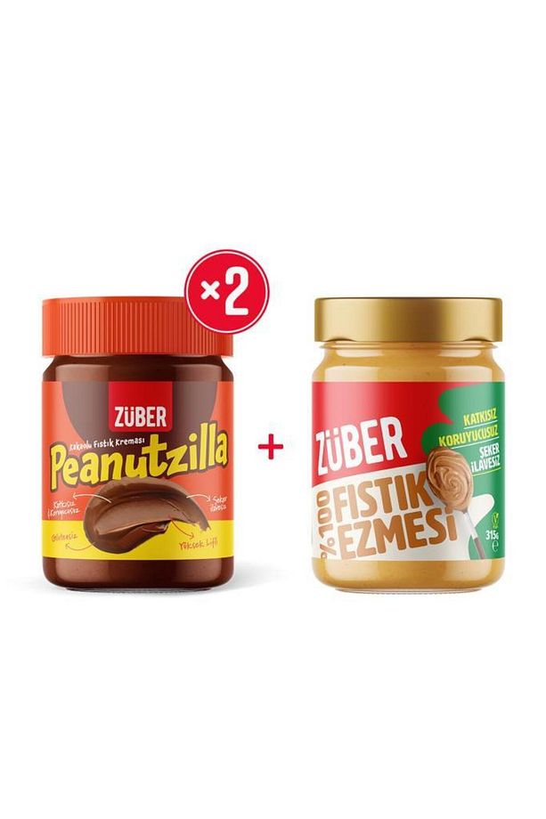 Peanutzilla x2+ %100 Fıstık Ezmesi x1 - 1