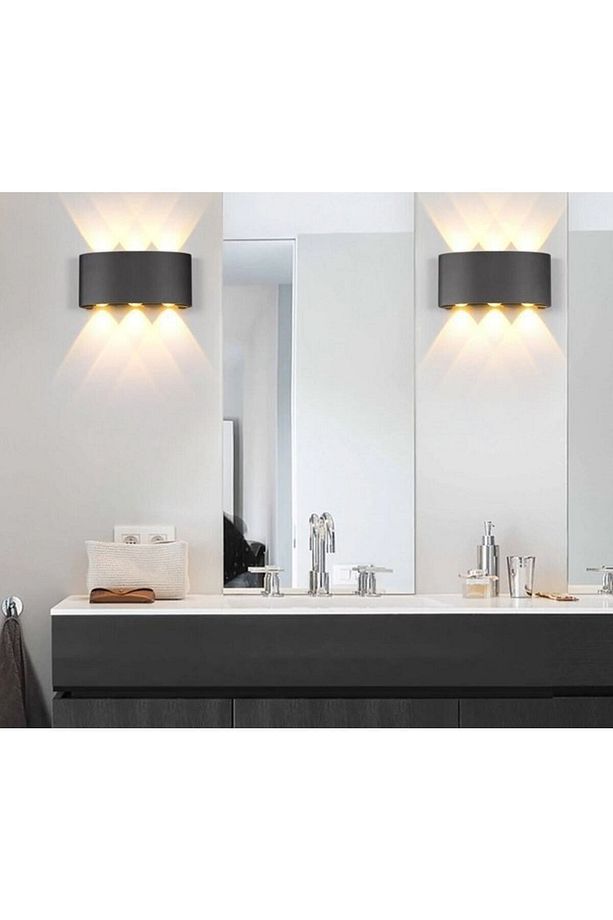 Modern Dekoratif Çift Yönlü Duvar Aydınlatma Led Aplik - 8