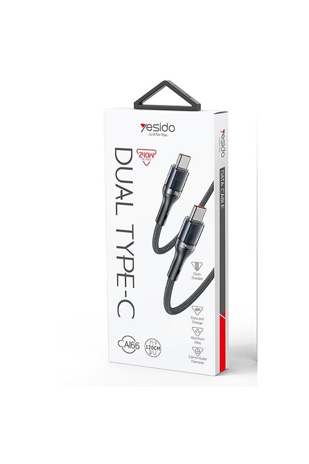 1.2M Uzunluk 240W Type-C to Type-C PD 2.0 Hızlı Turbo Şarj Kablosu - 5