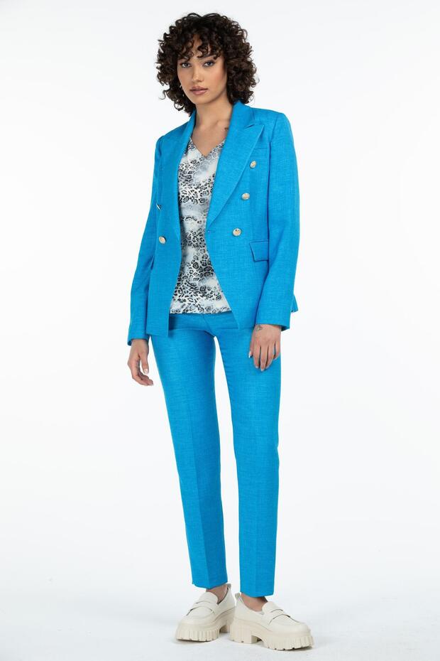 Kendinden Desenli Ceket - 2