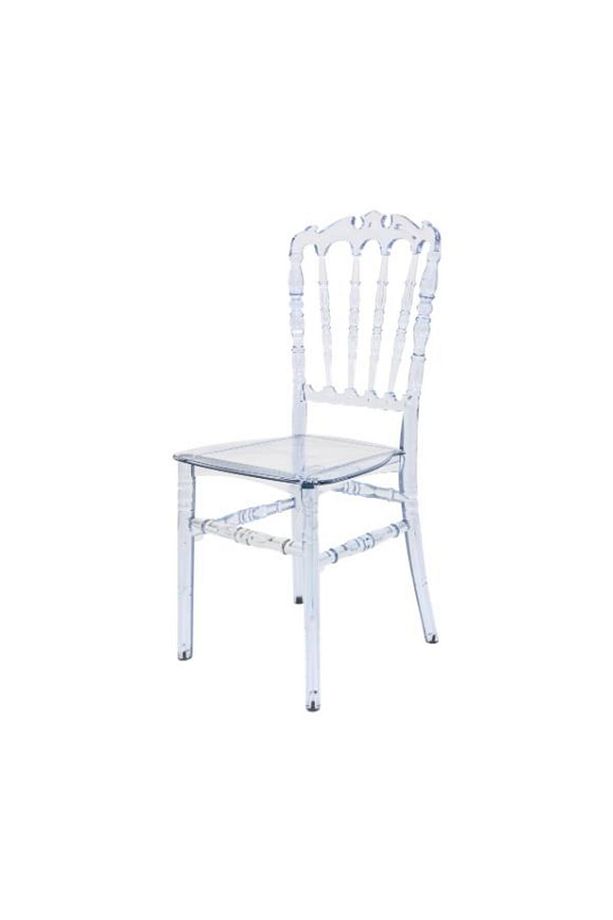 Karmen Şeffaf Kırılmaya Dayanıklı Sandalye Model 9 (1 Adet) - 1