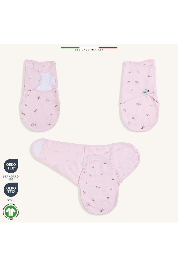 EleleLife Bebek Kundak Uyku Tulumu Cırtlı 1 Tog Pembe Sanno - 3