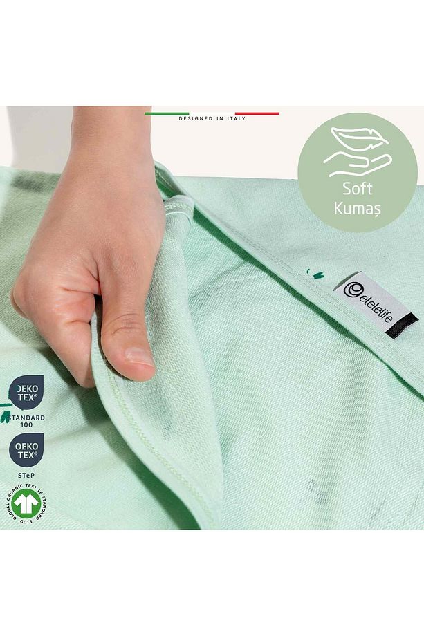 EleleLife Bebek Kundak Uyku Tulumu Cırtlı 1 Tog Pembe Sanno - 6
