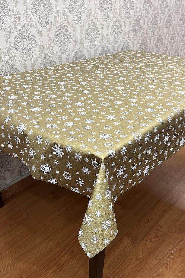 Pvc elyaf tabanlı Silinebilir Muşamba Masa Örtüsü_Kar_1096 - 3