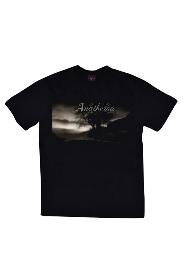 Anathema Printed Unisex 100% Cotton Black T-Shirt