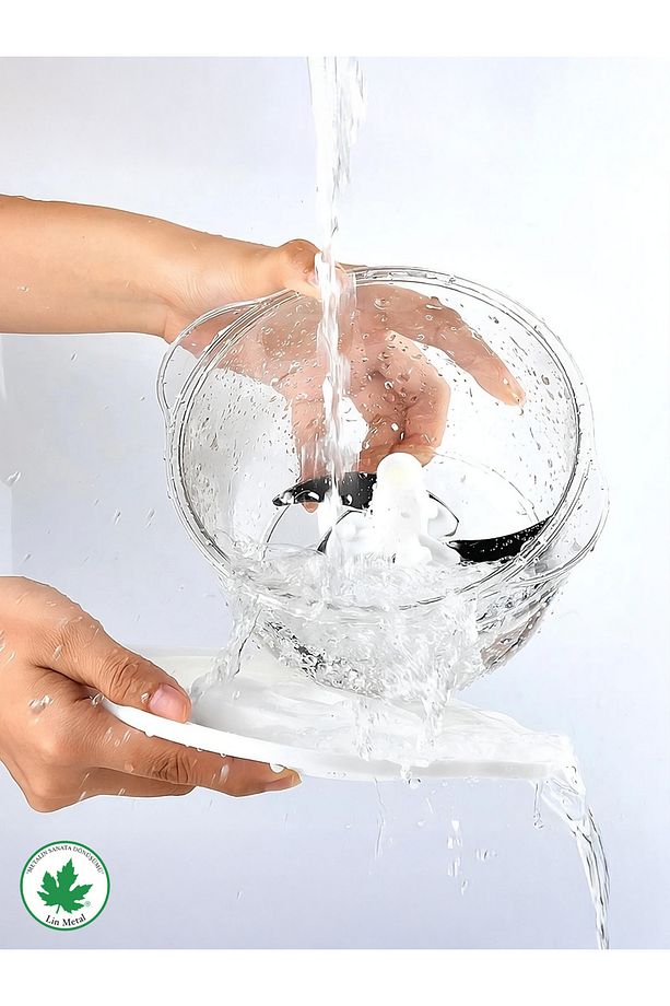 Bas Kes Xl Pratik El Robotu 1500ml Yeni Nesil Doğrayıcı, Büyük El Rondosu , Pratik Rondo - 5