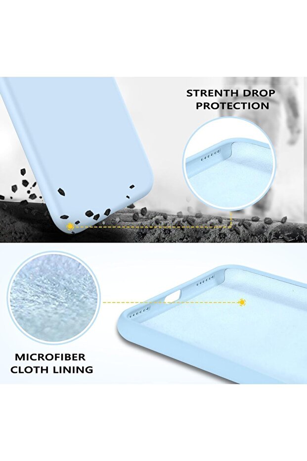 حافظة آيفون 6s بلس / حافظة آيفون 6 بلس من السيليكون ناعمة مضادة للصدمات مع شعار - 6