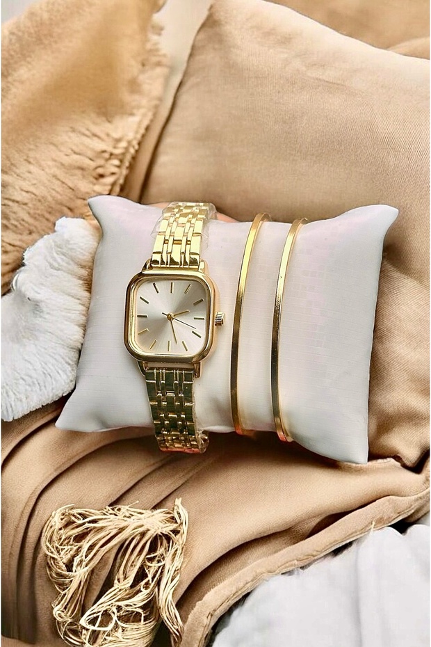Bileklik + Kadın Kol Saati Set - 3