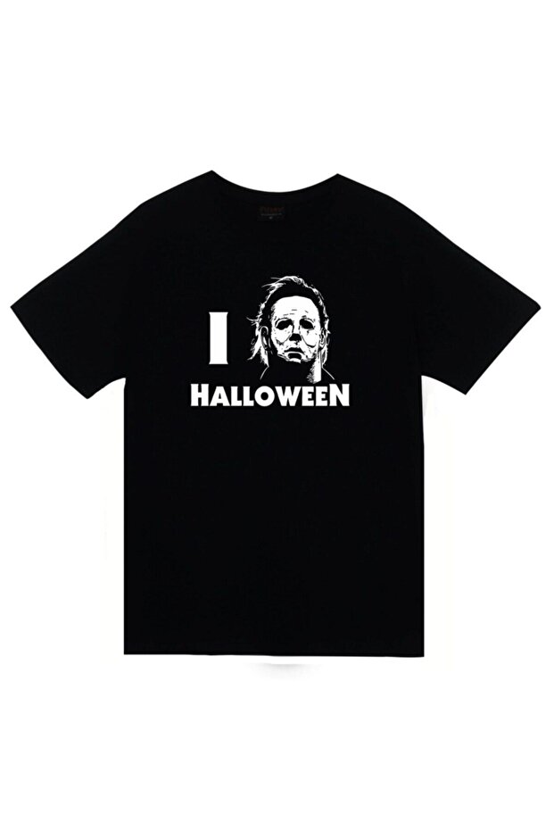 Halloween Printed Unisex 100% Cotton Black T-Shirt