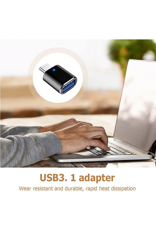 Type-c To Usb 3.0 (YÜKSEK HIZLI) Veri Aktarımı Otg Çevirici Dönüştürücü Adaptör - 3