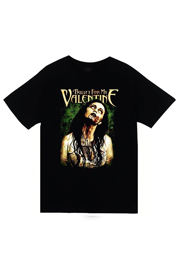 Bullet for My Valentine Printed Unisex 100% Cotton Black T-Shirt
