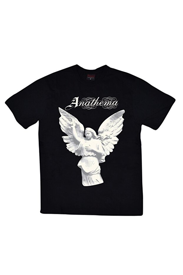 Anathema Printed Unisex 100% Cotton Black T-Shirt