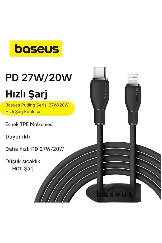 Süper Hızlı 1.2mt 20w Type-c To Iphone Şarj Kablosu, Akım Ve Isı Korumalı, Esnek Kopmaz Bozul - 2
