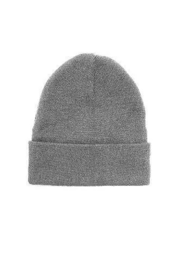 قبعة أساسية رمادية للرجال - قابلة للطي - 4