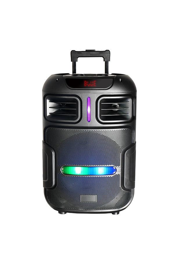 Bluetooth Hoparlör Büyük Boy Karaoke Mikrofon Hediyeli Bavul Tipi Işıklı Ses Bombası RadyoAUX TF USB - 2