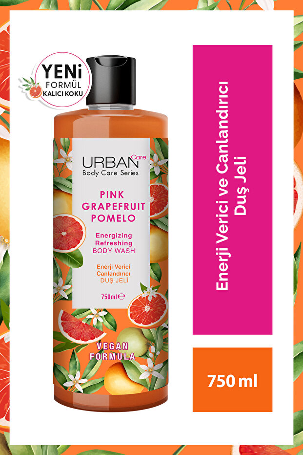 Urban Care Pink Grapefruit & Pomelo Canlandırıcı Ve Nemlendirici Duş Jeli 750 ml