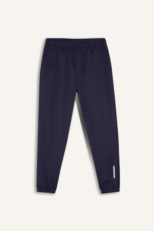 DeFactoFit Sporcu Jogger Eşofman Altı Standart Fit Basic Düz Cepli Beli Paçası Lastikli D3742AX24WN - 6