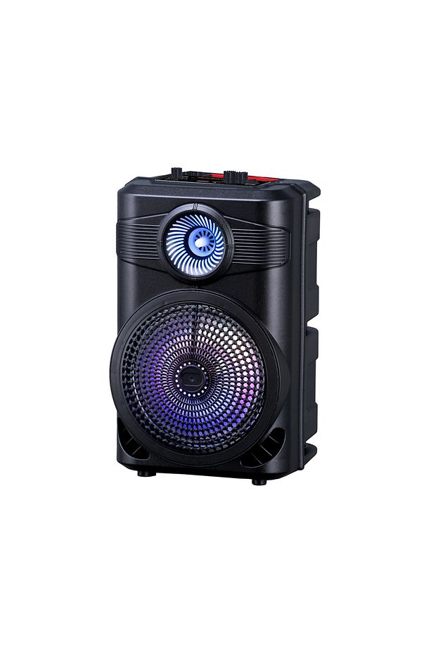 Bluetooth Hoparlör Parti Hoparlörü Karaoke Mikrofon Hediyeli Led Işıklı Ses Bombası Radyo AUX TF USB - 5