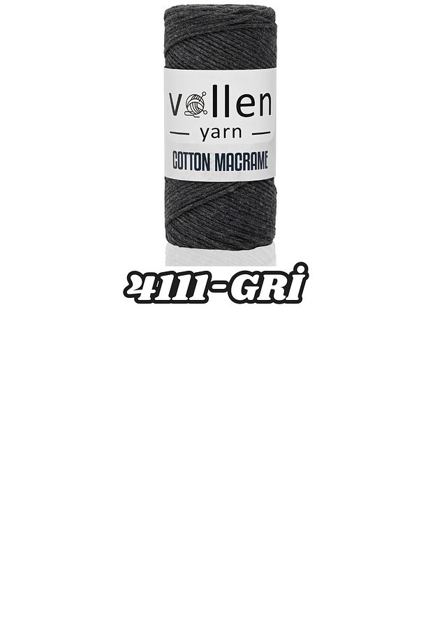 Premıum Koton Pamuk Makrome Ipi,2mm Pamuk Zincir Makrome,supla,çanta Ipi,ekru - 8