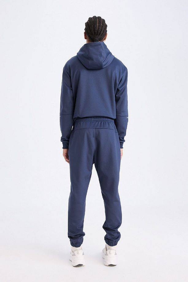 DeFactoFit Sporcu Jogger Eşofman Altı Standart Fit Basic Düz Cepli Beli Paçası Lastikli D3742AX24WN - 5