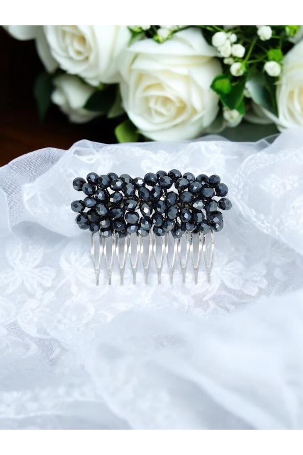 Stylish Crystal Comb for Engagement and Birth - 6X2 Cm, Color Alternative