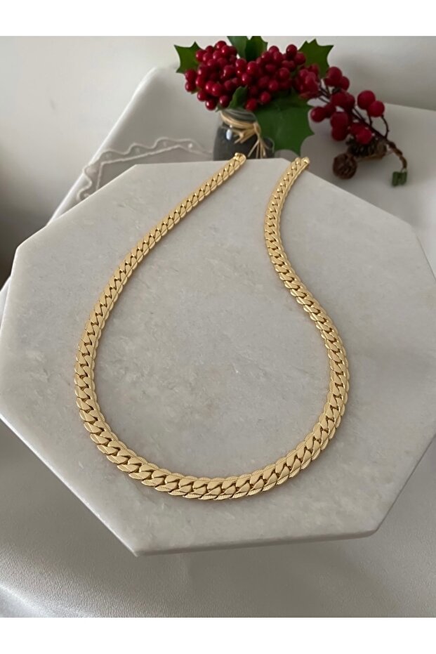 ÇELİK KALIN ARPA KOLYE 50 CM - 7