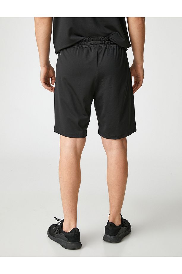 Basic Spor Şort Beli Bağcıklı Cep Detaylı - 4