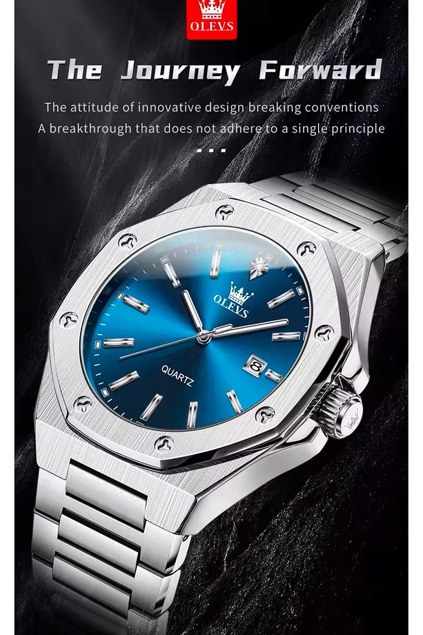 LÜX HUBLOT MODEL ÇELİK KOL SAATİ YENİ  MODEL 4 - 5