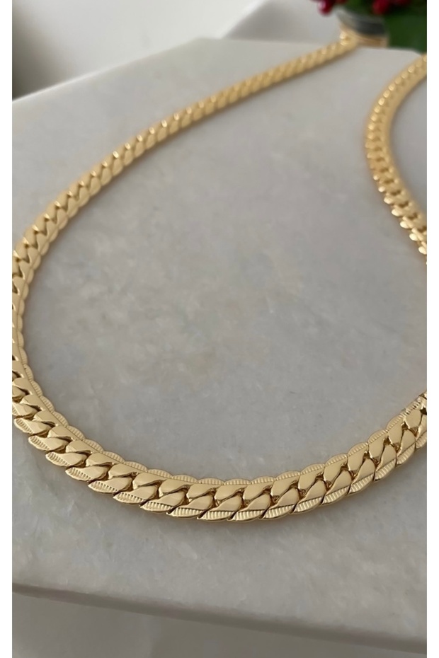 ÇELİK KALIN ARPA KOLYE 50 CM - 8