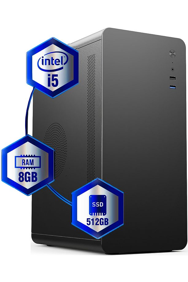 e-Vix Account İ5-3470 8GB 512GB SSD Masaüstü Ofis Bilgisayarı - 3
