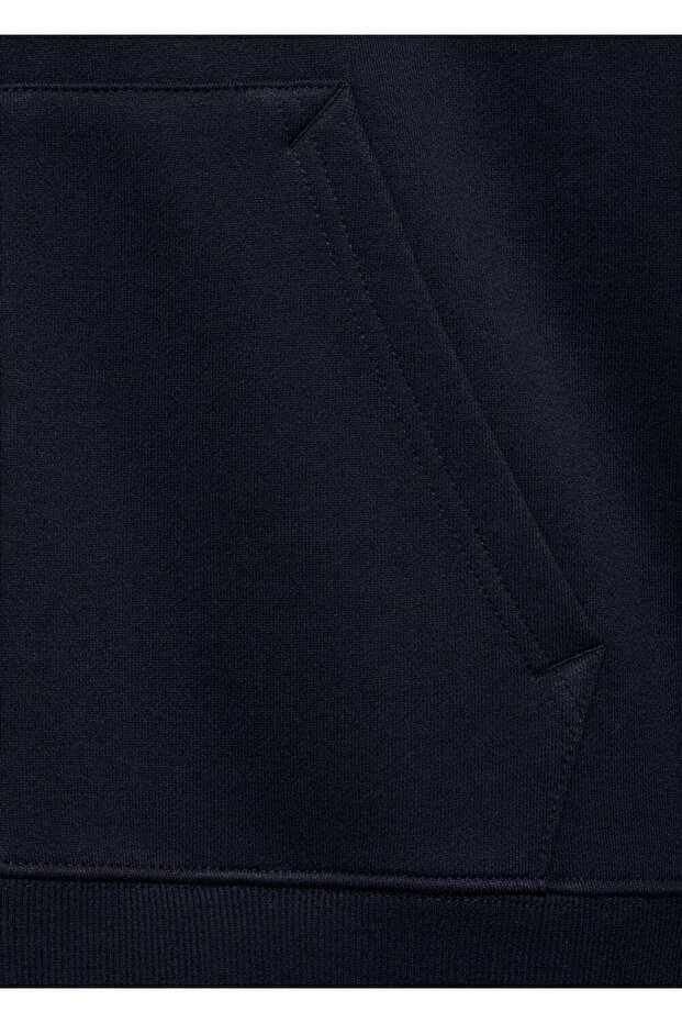 Fermuarlı pamuklu sweatshirt - 5