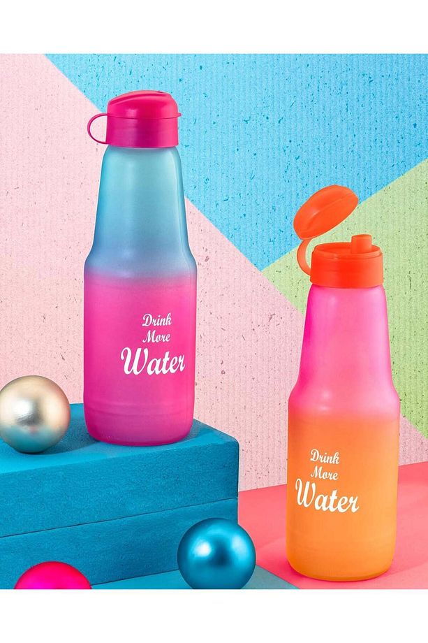 Motivasyonel Su Matarası -  Su Şişesi Suluk - BPA Free - 100 CL - 1