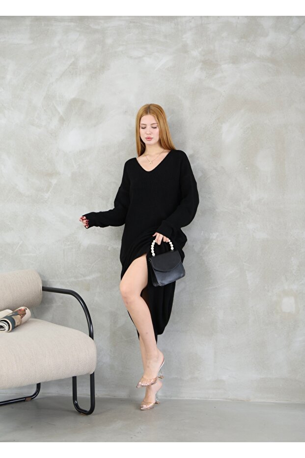 TRİKO ELBİSE KURDELYELİ - 7