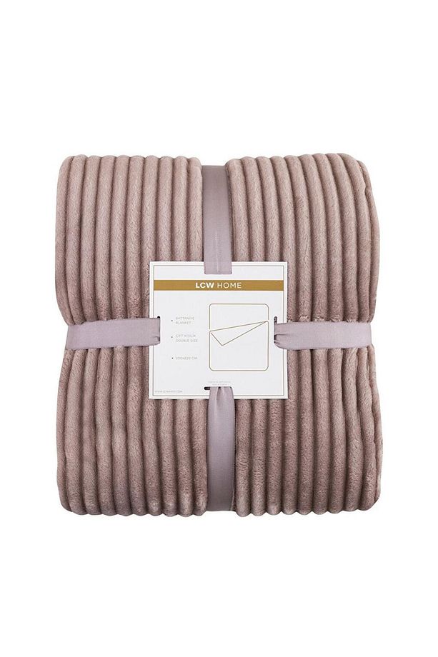 LCW HOME Wellsoft Fitilli Çift Kişilik Battaniye 200x220 Cm - 5