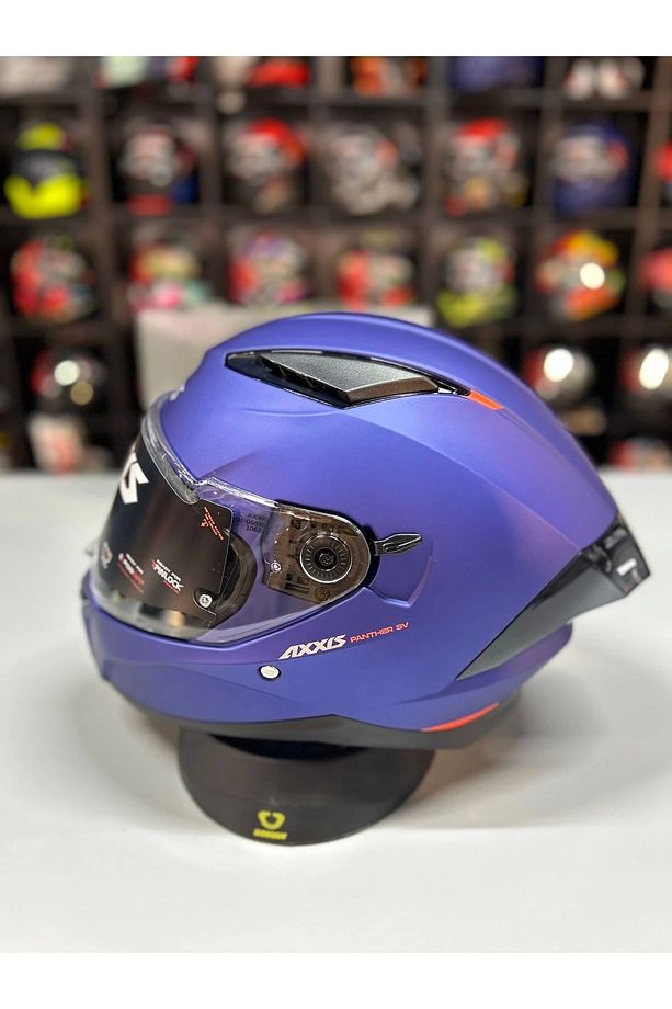 Panther Sv Solıd A7 Matt Blue Tam Kapalı Kask - 5
