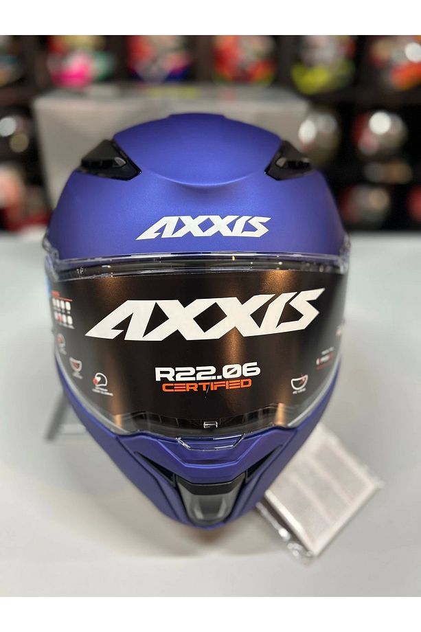 Panther Sv Solıd A7 Matt Blue Tam Kapalı Kask - 2