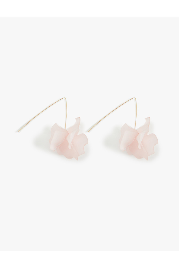Floral Volume Earrings Large Size