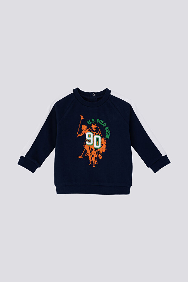 U.S. Polo Assn Baby Boy Navy Blue Sweatshirt