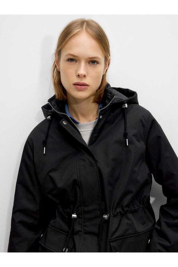 Kapüşonlu Parka - 5